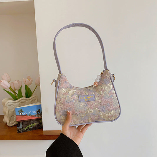 Dulces flores diarias, bolsos con cuentas en contraste (3 colores)