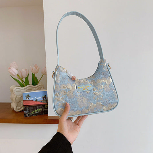Dulces flores diarias, bolsos con cuentas en contraste (3 colores)