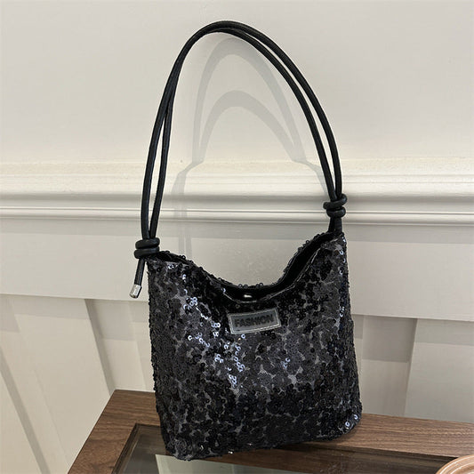 Bolsos diarios de lentejuelas sólidas