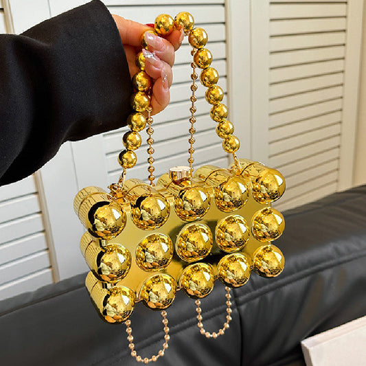 Bolsos de cadenas de color sólido casuales diarios