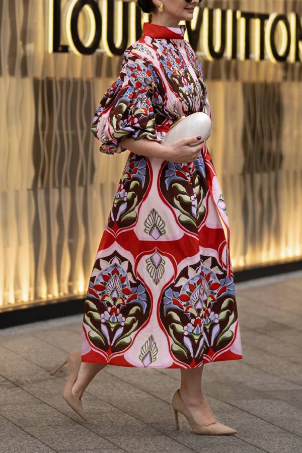 Dress Phoebe Print Red