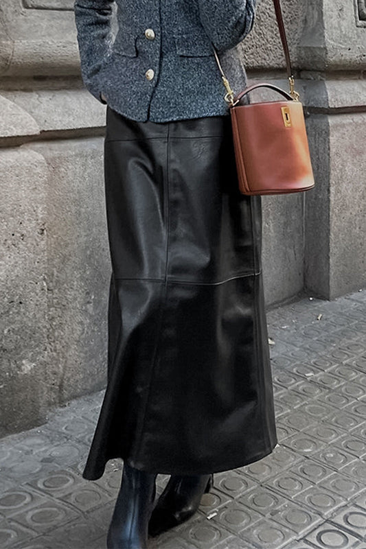 Braguitas Elegantes de Retazos con Cremallera y Talle Alto Regular