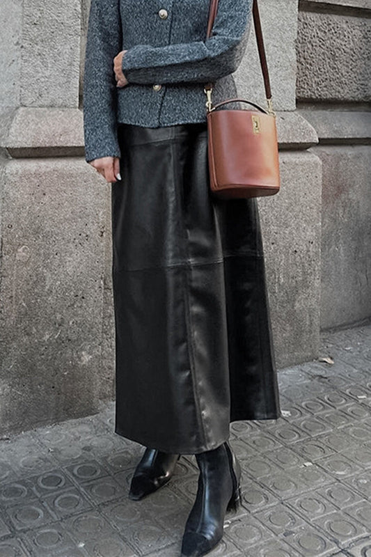 Braguitas Elegantes de Retazos con Cremallera y Talle Alto Regular