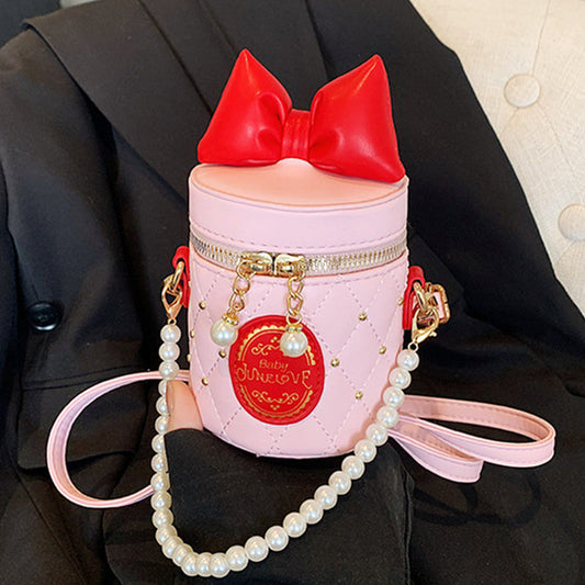 Bolsos casuales de uso diario con cremallera, diseño patchwork y perlas decorativas