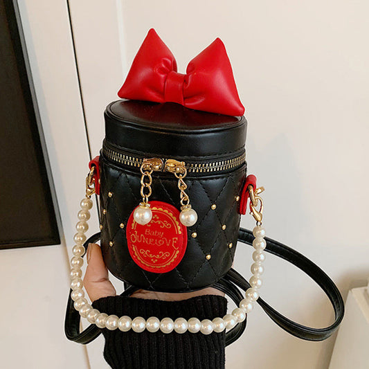 Bolsos casuales de uso diario con cremallera, diseño patchwork y perlas decorativas