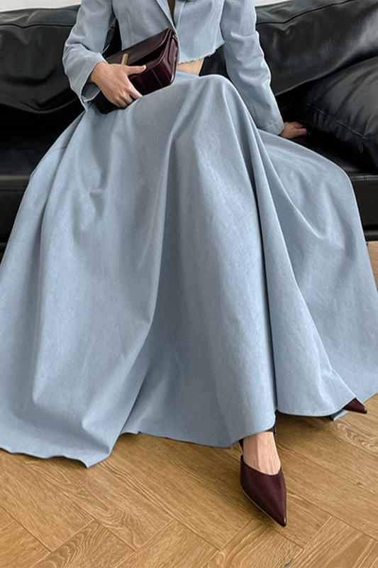 Pantalones de tipo A sueltos con cremallera, cintura alta, patchwork, estilo casual para el día a día