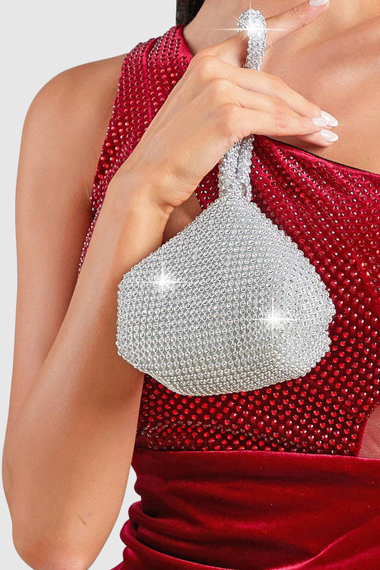 Bolsos diarios de color sólido con decoración de diamantes de imitación (3 colores)