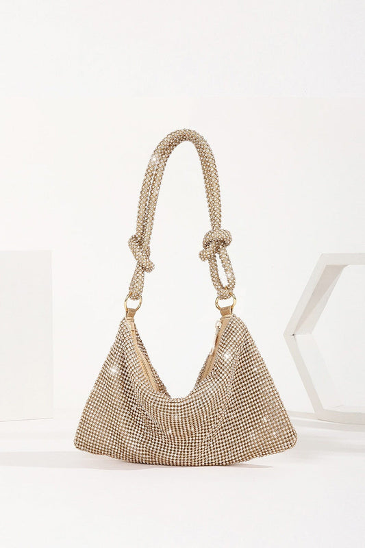 Bolsos de cremallera con perforación en caliente, color sólido, para uso diario