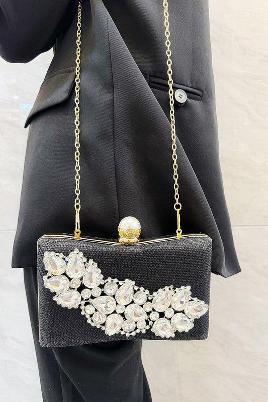 Bolsos diarios con adornos de diamantes de imitación (3 colores)