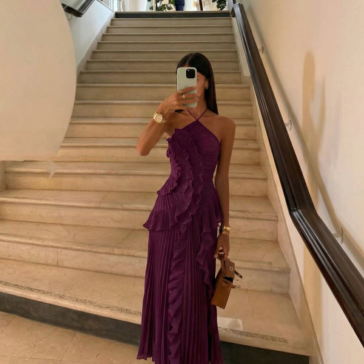 Emma Ruffle Maxi Dress