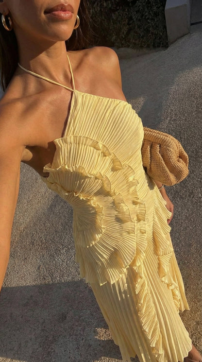 Emma Ruffle Maxi Dress
