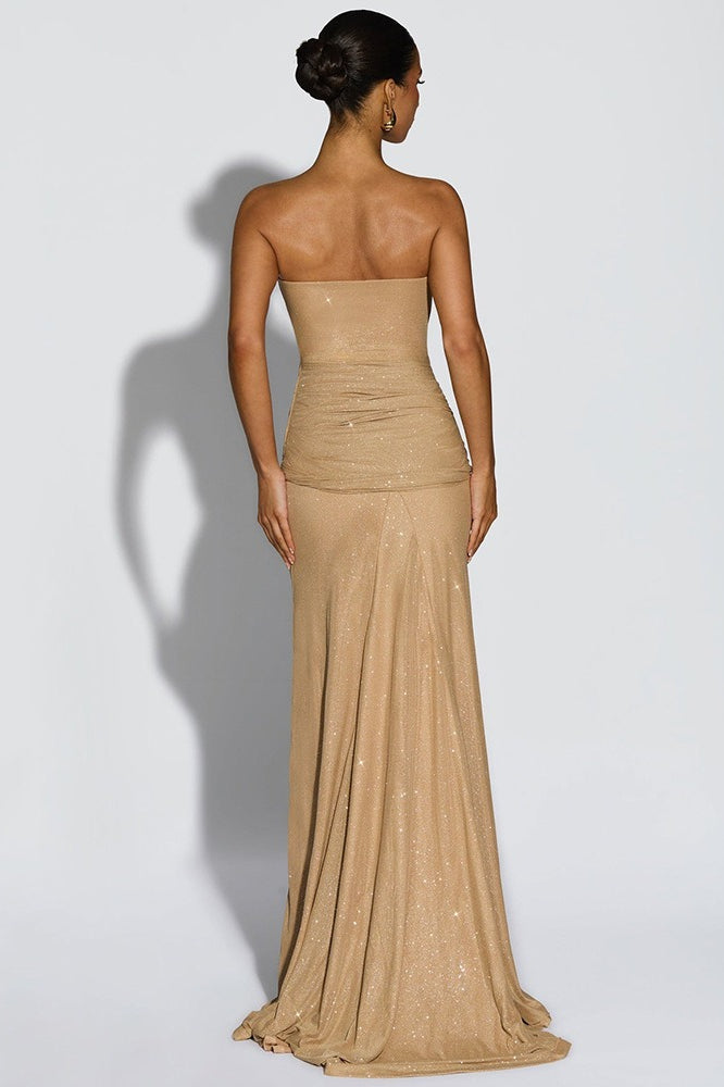 Sequin Slip Evening Gown Prom Dress