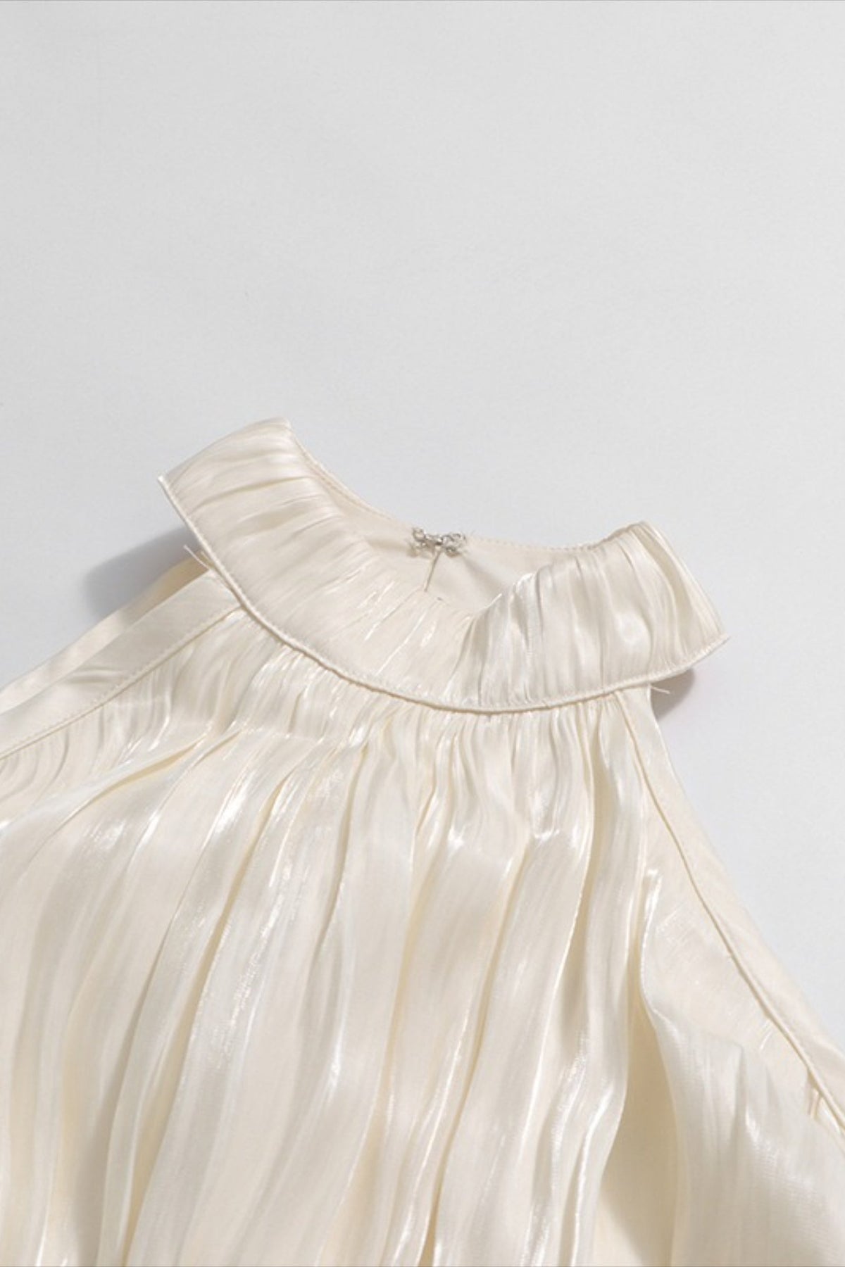 Off Shoulder Long Sleeve Reception Dress