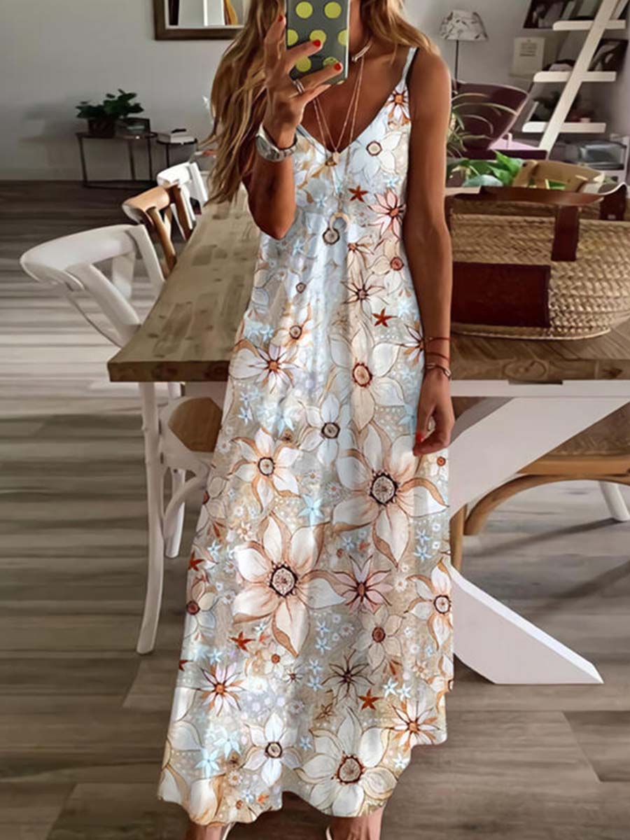 Colorful Printed Dress