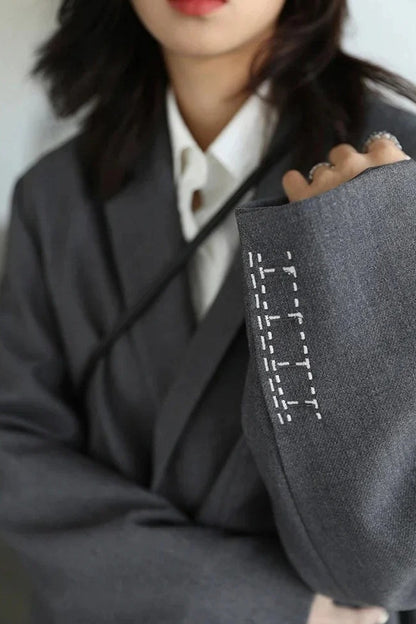 Loose Long Sleeve Office Blazer
