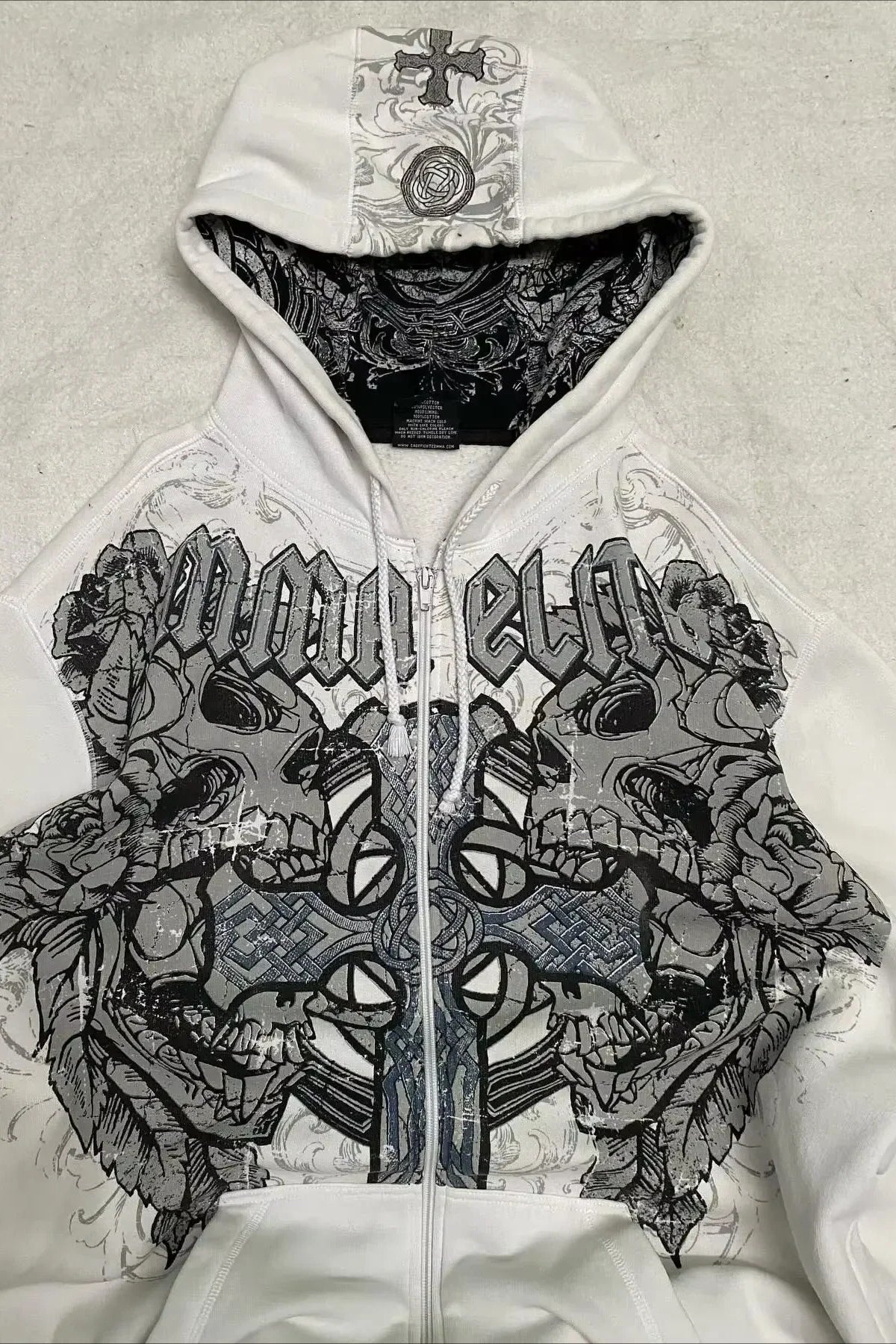 Vintage Loose Fleece Hoodie