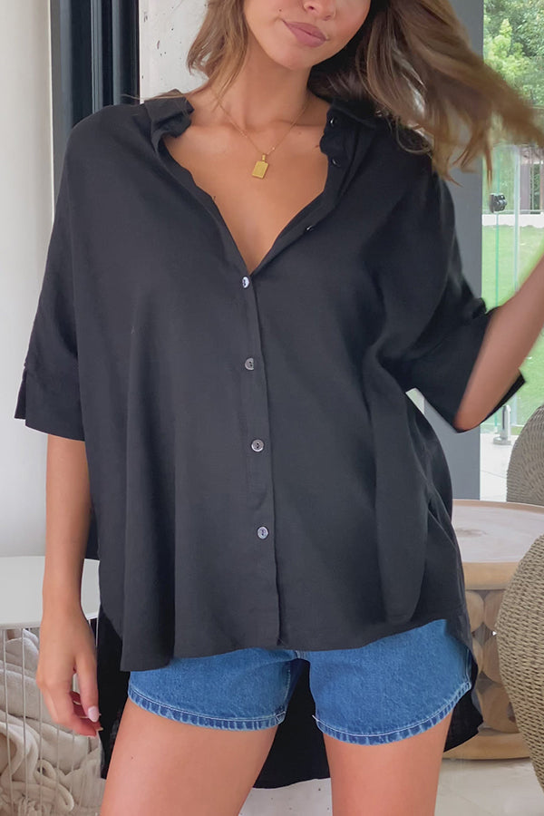 Relaxed Loose Shirt Top