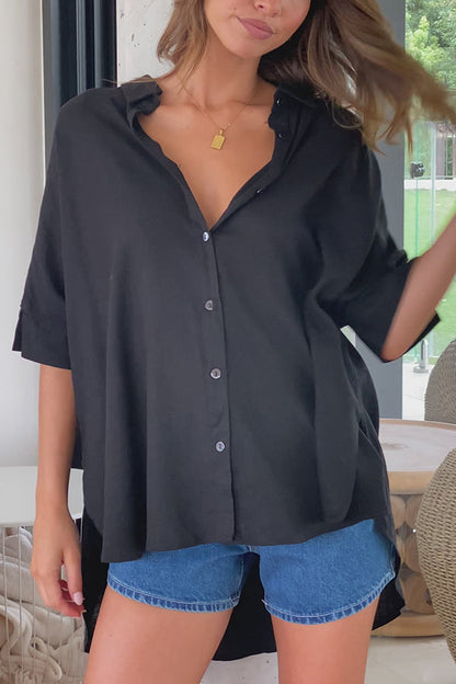Relaxed Loose Shirt Top