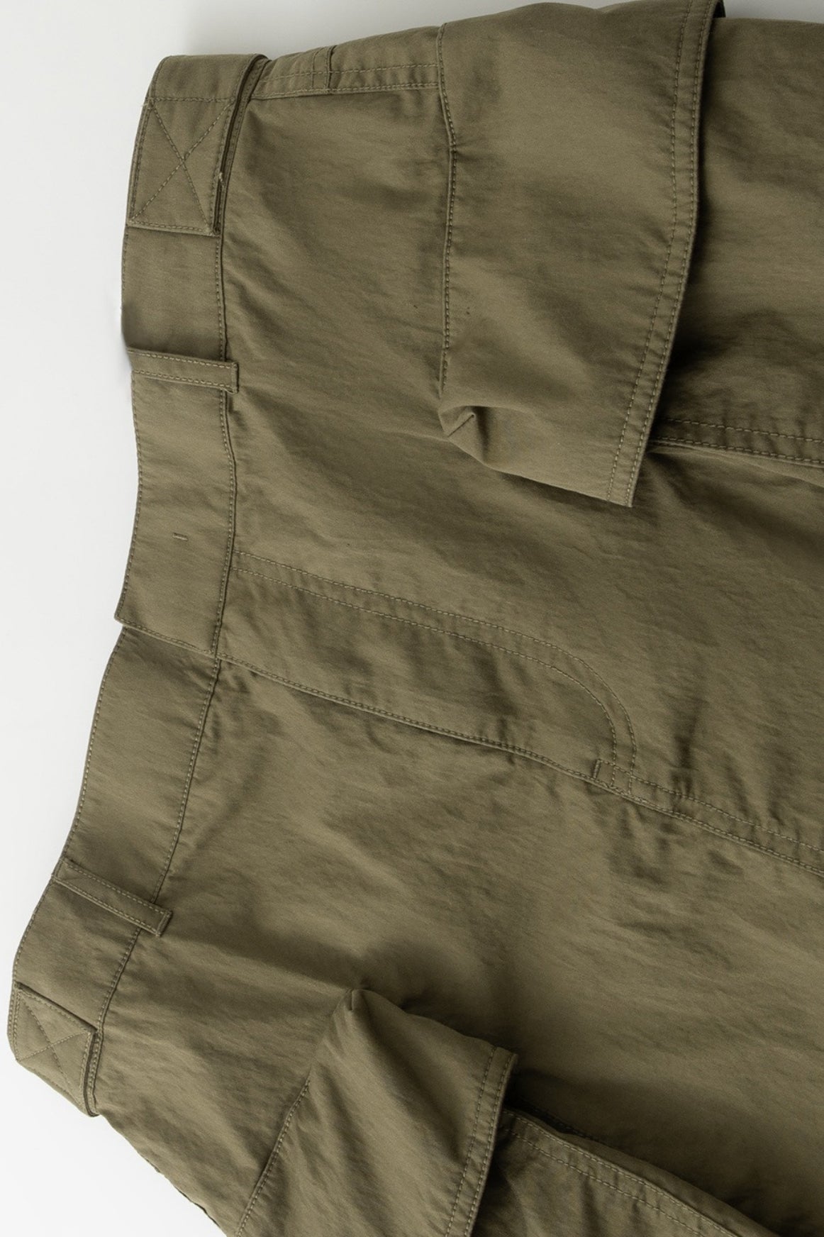 Patch Pockets Olive Utility Cargo Mini Skort