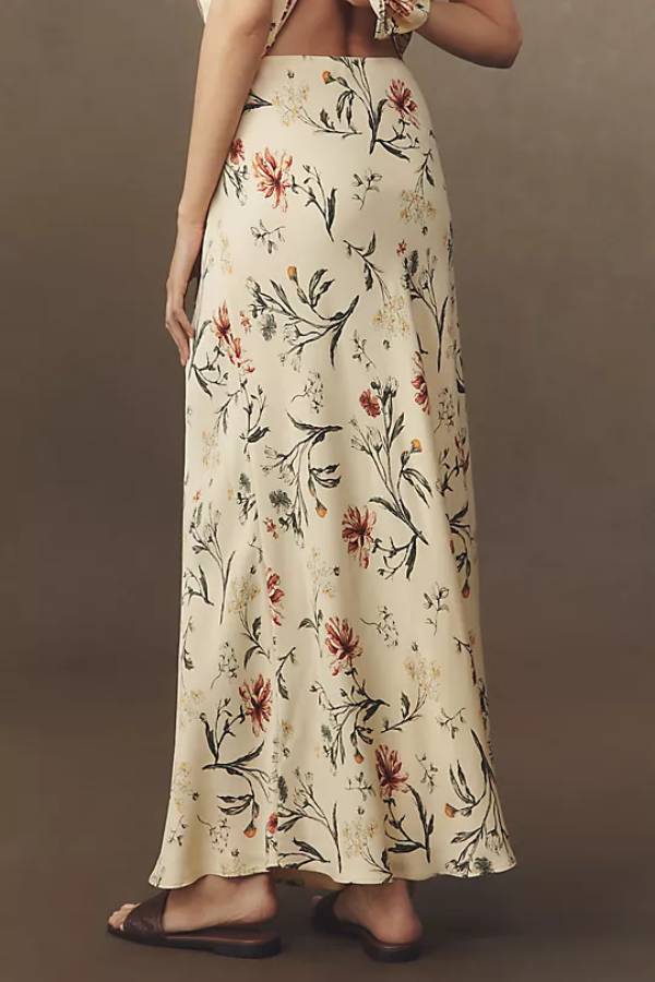 The Tilda A-Line Maxi Slip Skirt