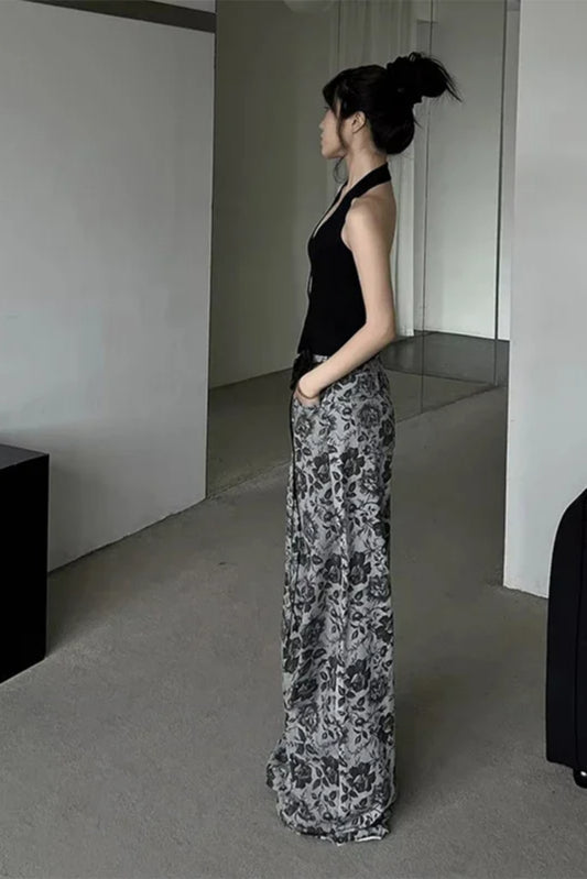 Vintage Floral Straight Leg Jeans