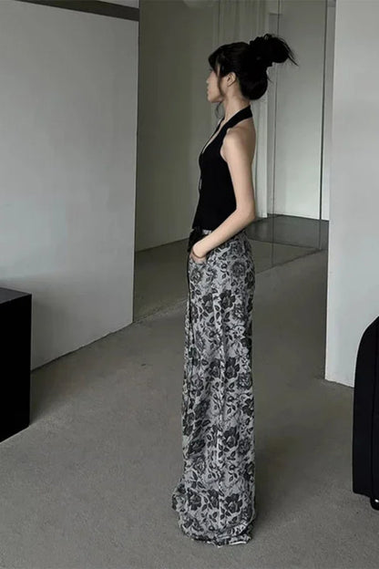 Vintage Floral Straight Leg Jeans