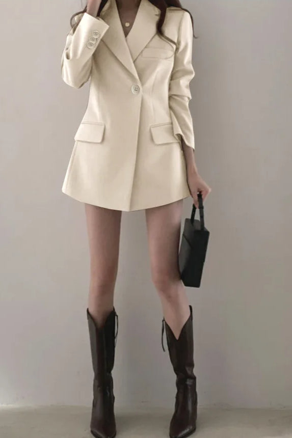 Elegant Pocket Office Blazer