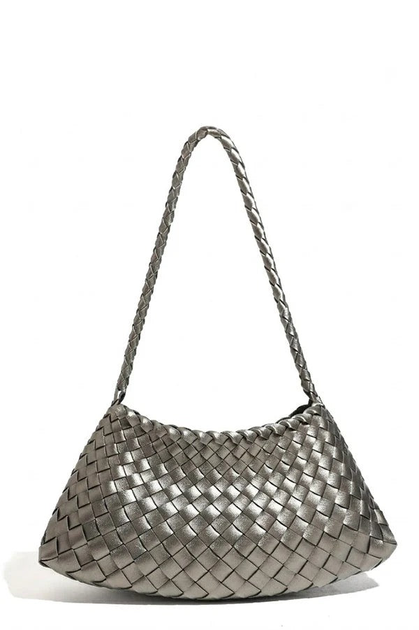 Hand-woven Vintage-style Underarm Shoulder Bag
