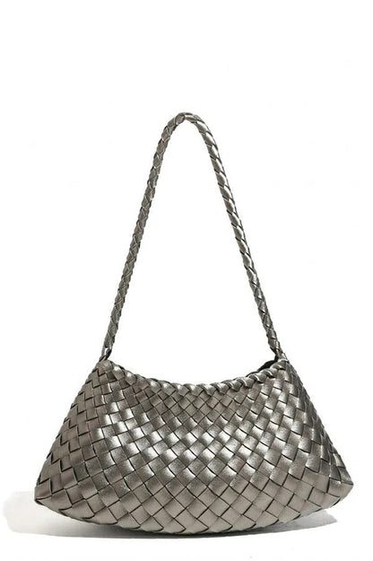Hand-woven Vintage-style Underarm Shoulder Bag