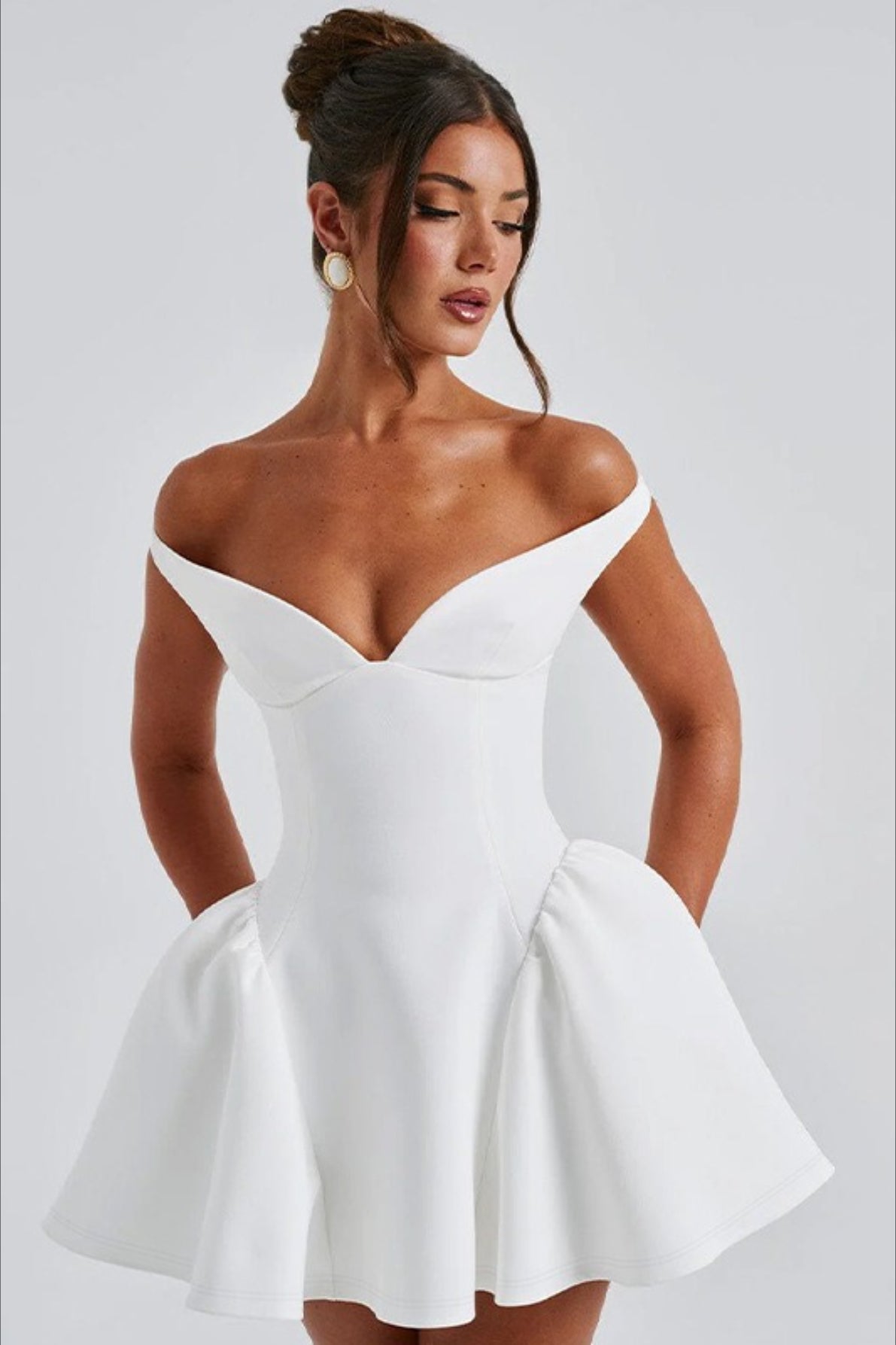 Deep V Backless Bodycon Graduation Party Dress