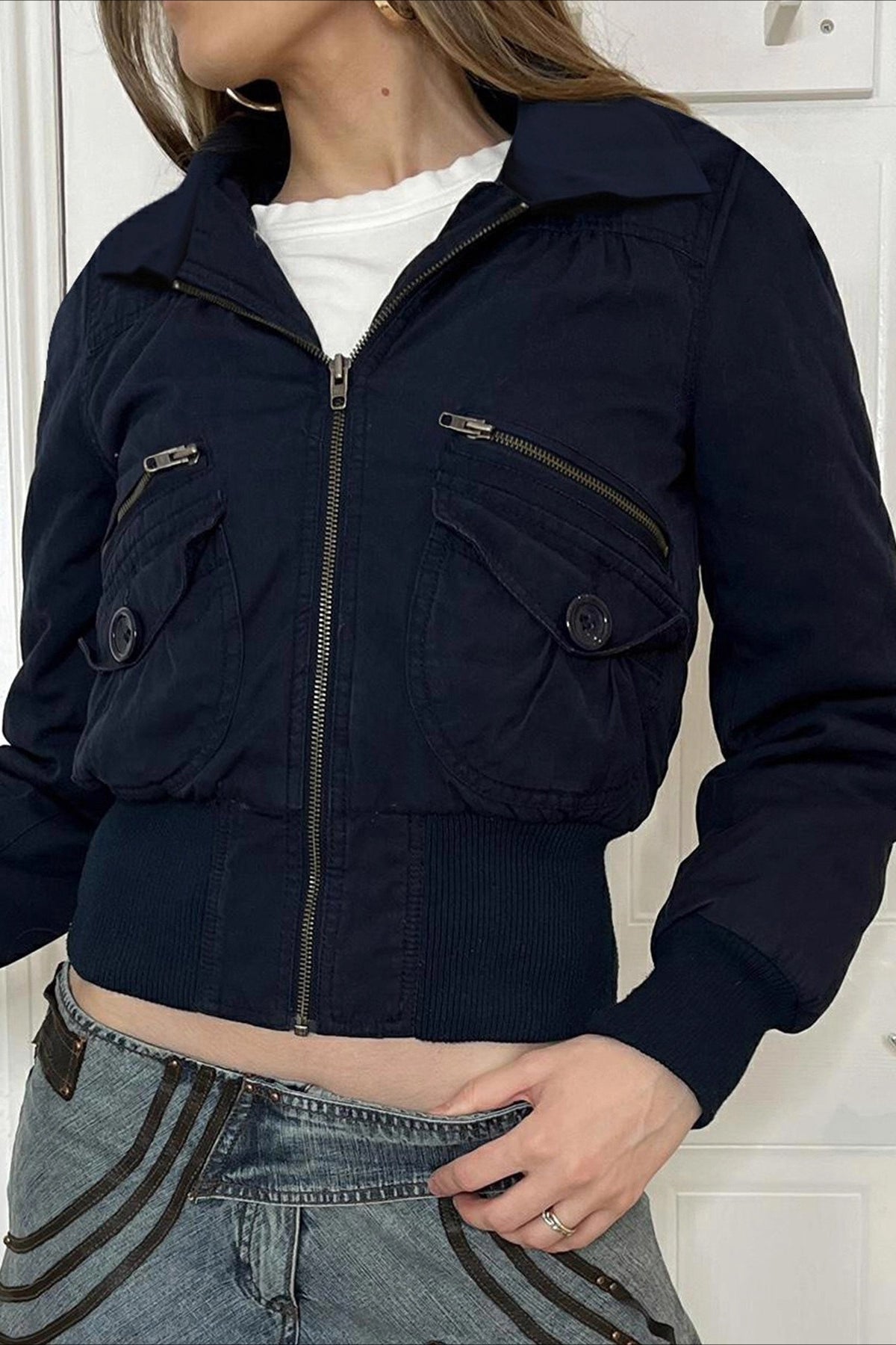 Structured Belted Cargo Jacket