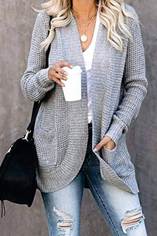 Oversized Knitted Sweater Cardigan