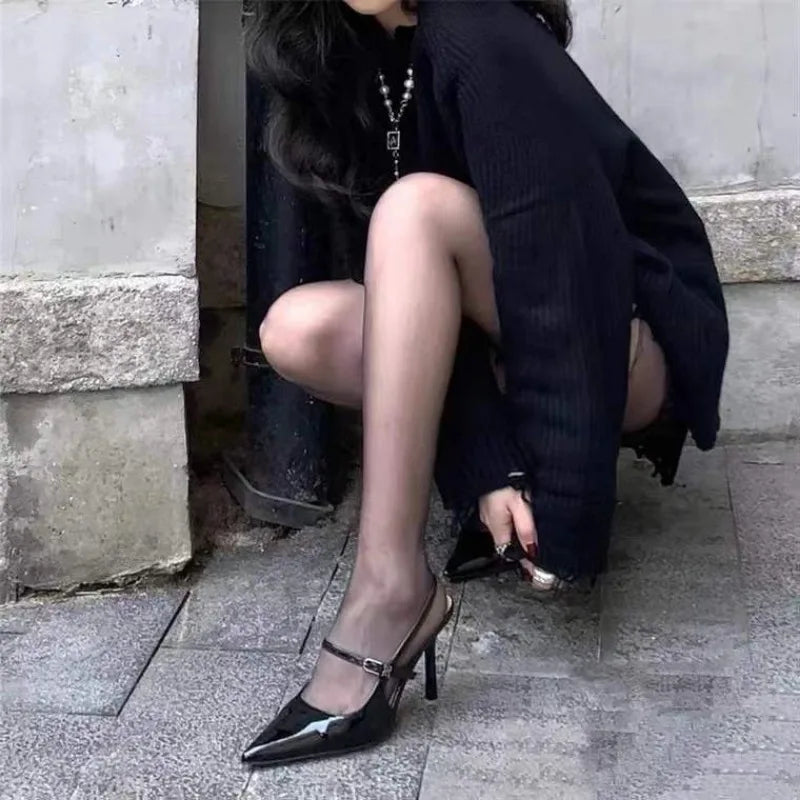 Thin Straps High Heels Buckle New Fashion Summer High Heel