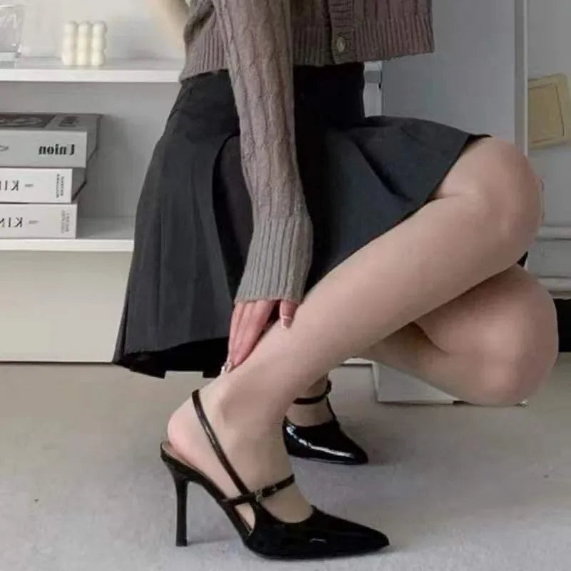 Thin Straps High Heels Buckle New Fashion Summer High Heel