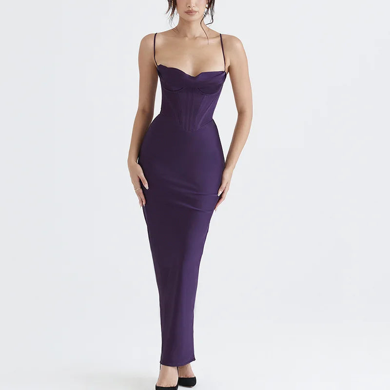 Puss Satin Pleated Elegant Casual Vestidos Midi Dresses