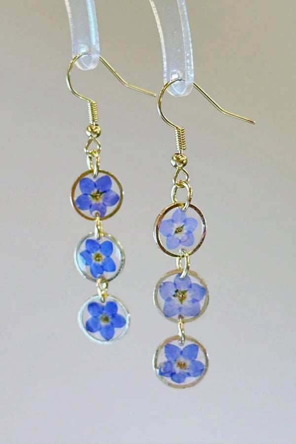 Clear Crystal Dewdrop Earrings