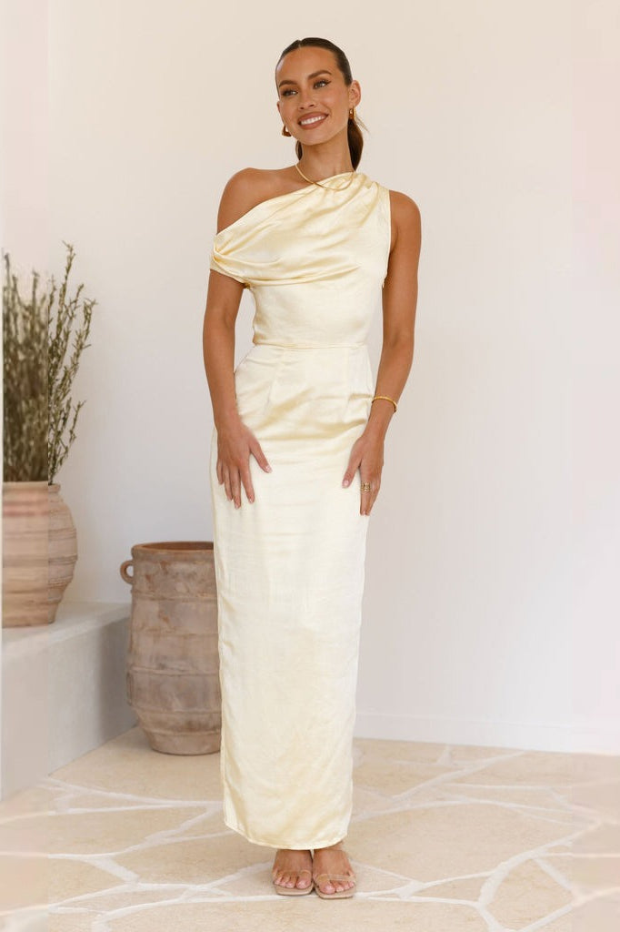 Strapless Solid Color Bodycon Formal Dress