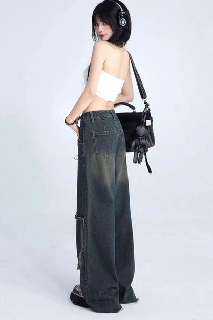Vintage Star Wide Leg Jeans