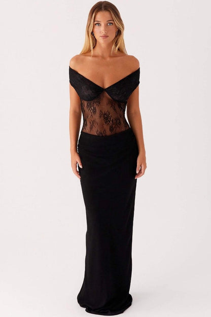 Mesh See Through V-Neck Backless Bodycon Dress