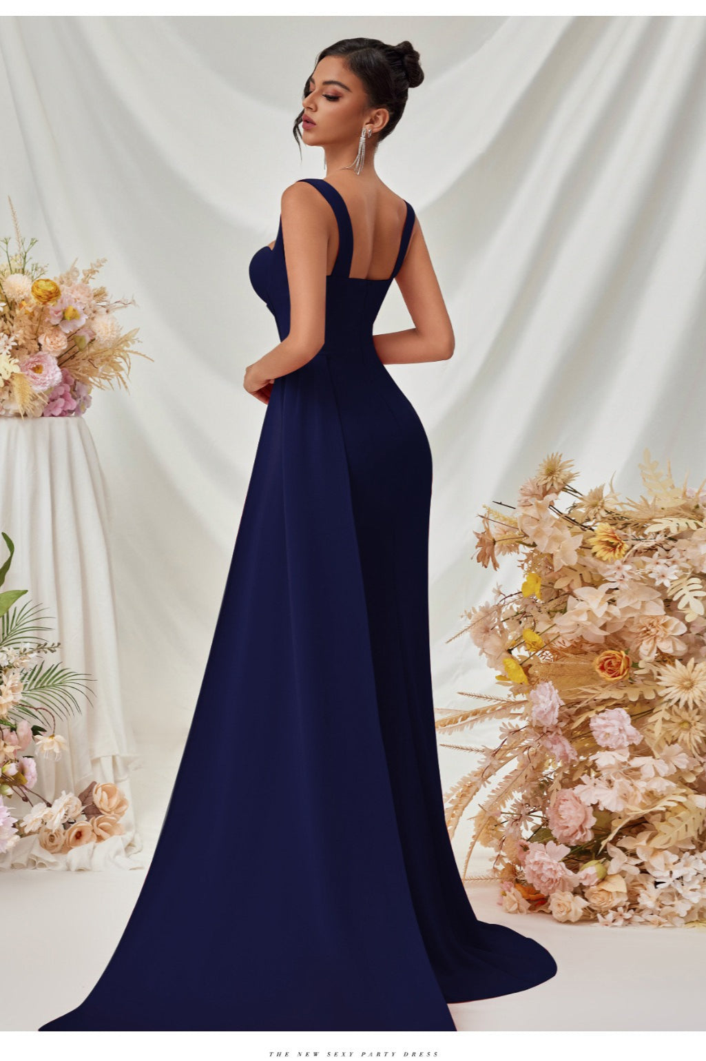 Sexy Bodycon Slit Maxi Party Dress