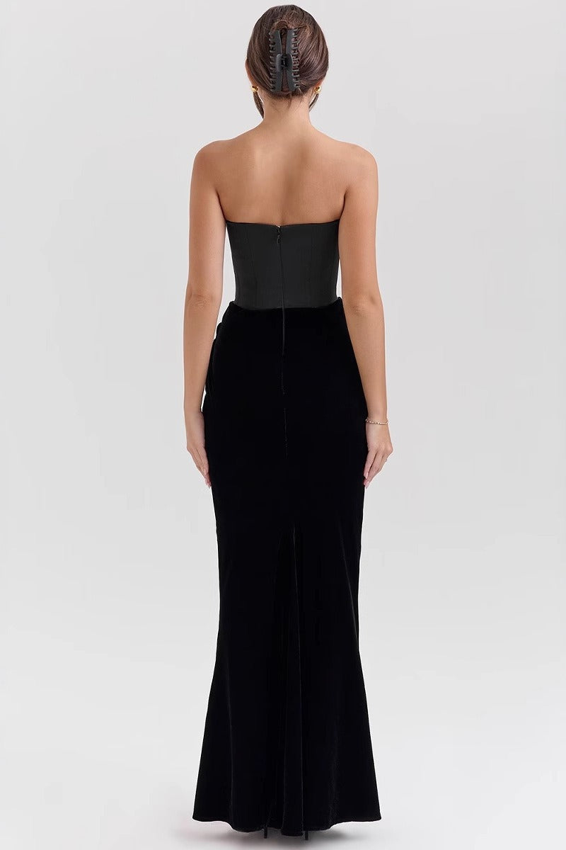Boned Strapless Mermaid Birthday Dress