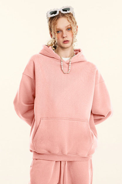 Oversized Heavyweight Fleece Pullover Hoodie