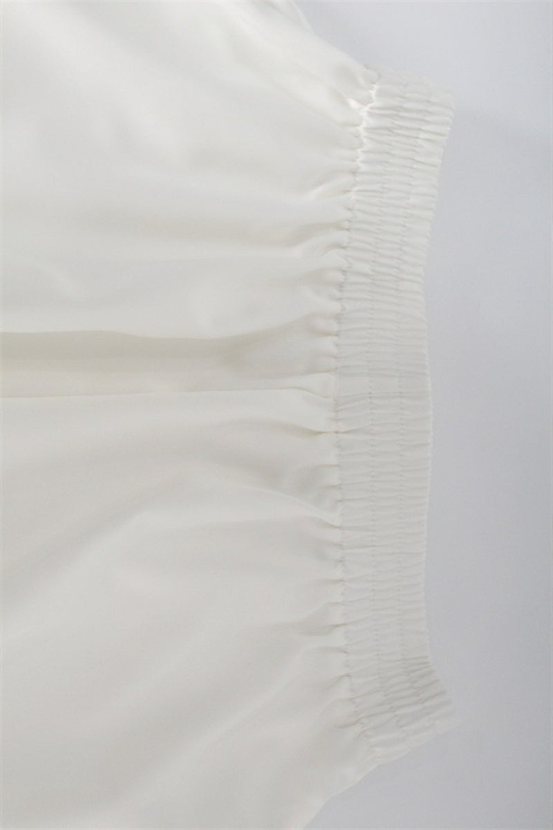 Satin Feel Frill Trim Cami Sleep Shorts Set