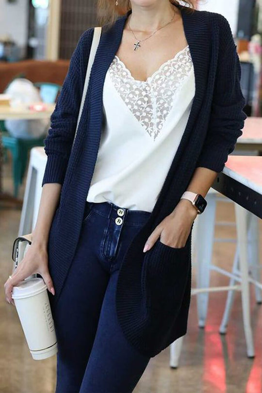 Oversized Knitted Sweater Cardigan