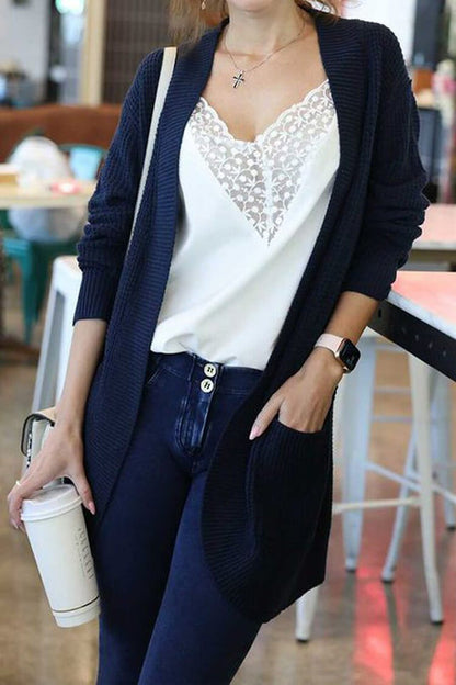 Oversized Knitted Sweater Cardigan