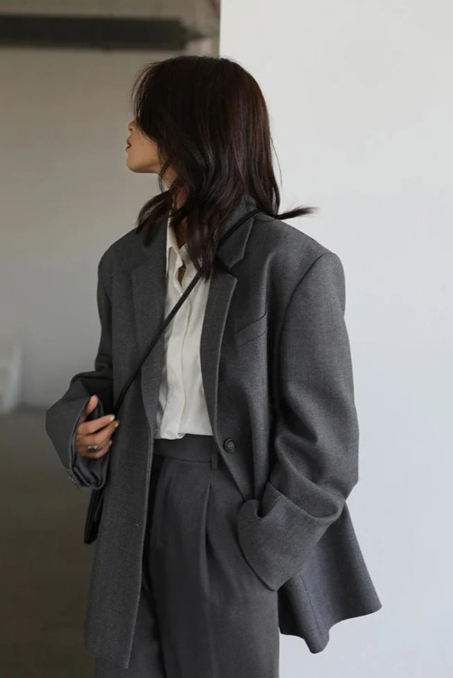 Loose Long Sleeve Office Blazer