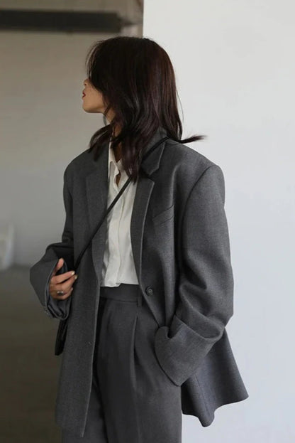 Loose Long Sleeve Office Blazer