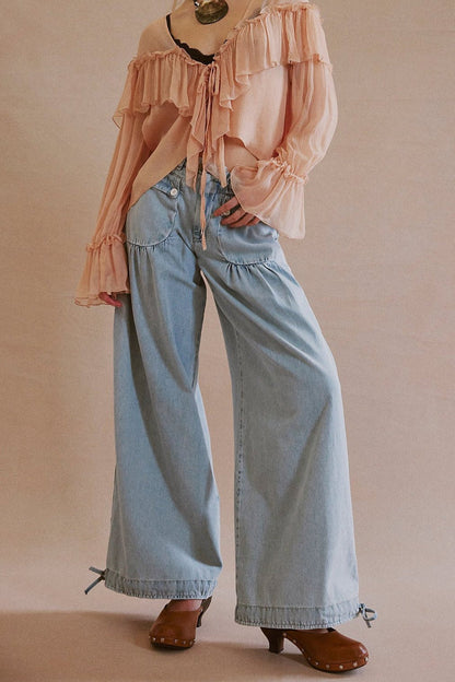 Mid Rise Tapered Vintage Relaxed Jeans