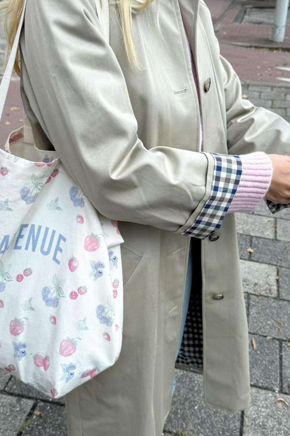 Polo Collar Single Breasted Elegant Overcoat