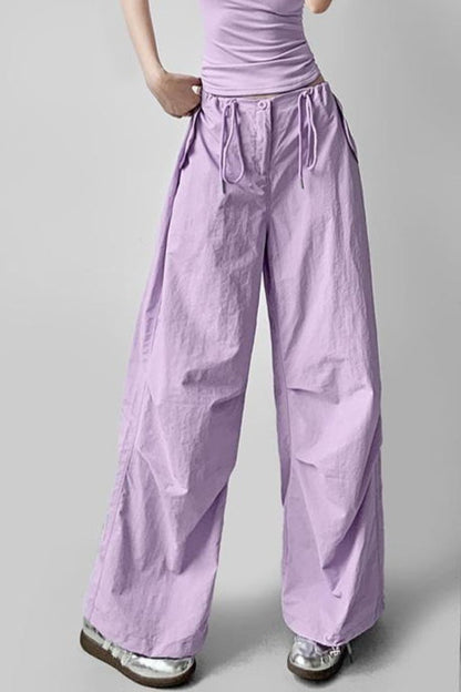 Vintage Cargo Wide Leg Relaxed Pants